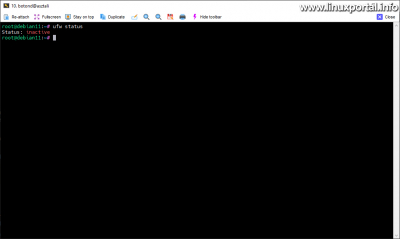 Query UFW firewall status
