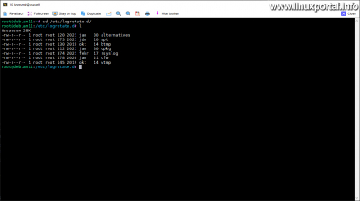UFW firewall log file in the logrotate system